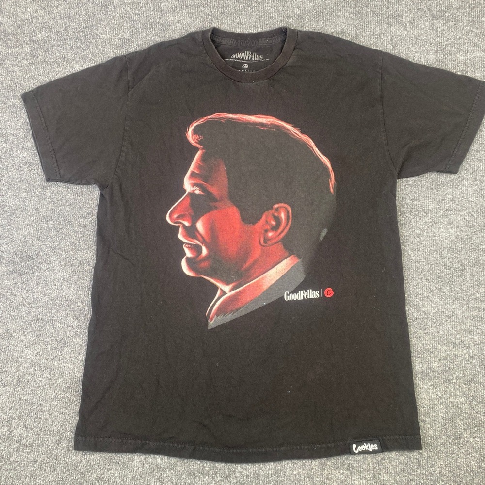 Cookies x Goodfellas Henry Hill Graphic T-Shirt Mens Large Black Canna Berner